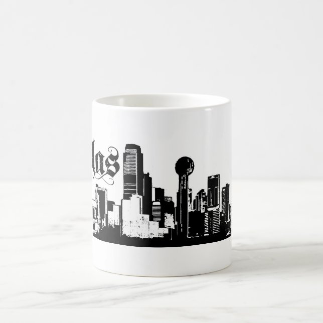 Dallas Texas an gesetzt für Ihre Stadt Kaffeetasse (Mittel)