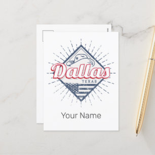 Dallas Texas City United Staaten Vintag USA Feiertagspostkarte