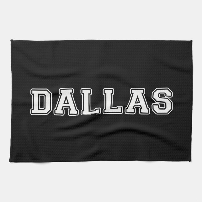 Dallas Texas Handtuch (Horizontal)