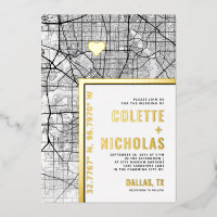 Dallas, Texas Liebe Locator | Städtische Hochzeit