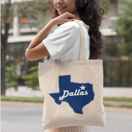 Dallas, Texas Lone Star Staat Map Niedlich DFW Tex Tragetasche