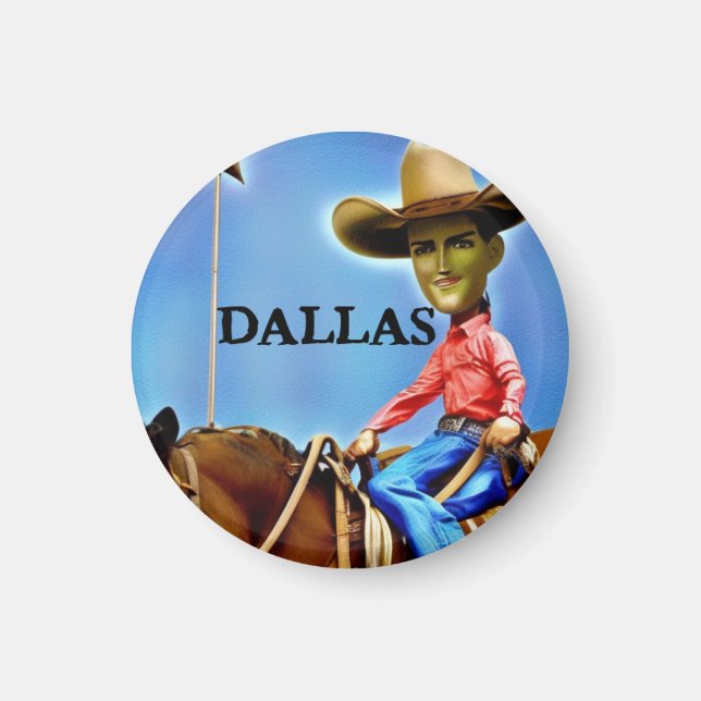Dallas, Texas Magnet (Devant)