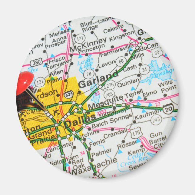 Dallas, Texas Magnet (Vorne)