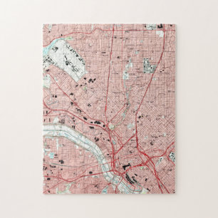 Dallas Texas Map (1995)