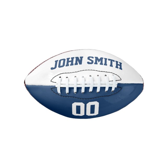 Dallas Texas Name Nummer Personalisiert Football (Vorderseite)