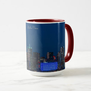 Dallas, Texas, photo de paysage urbain, Mug