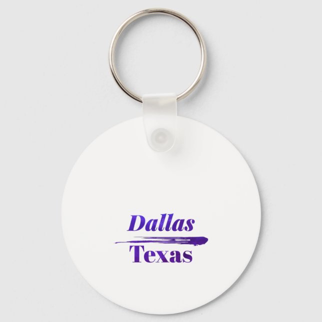 Dallas Texas Schlüsselanhänger (Vorderseite)