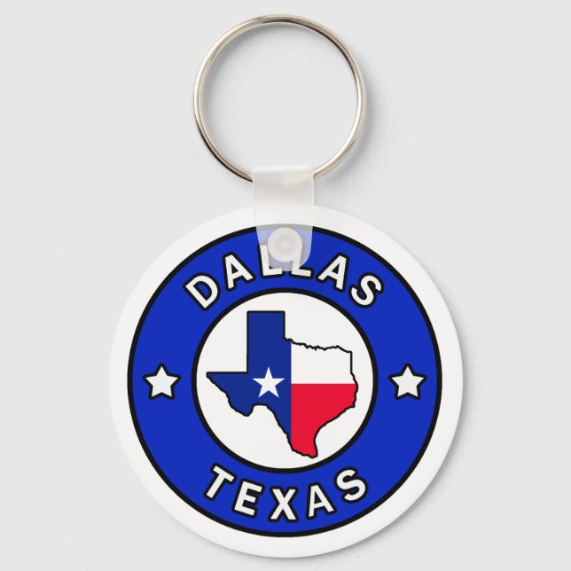 Dallas Texas Schlüsselanhänger (Vorderseite)