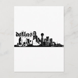 Dallas Texas Setzen Sie auf Ihre Stadt Postkarte