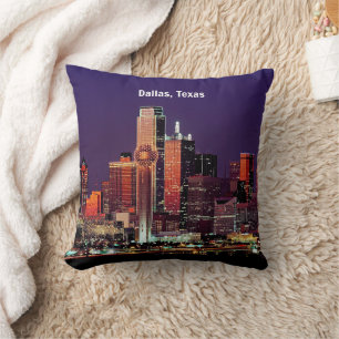 Dallas, Texas Skyline Kissen