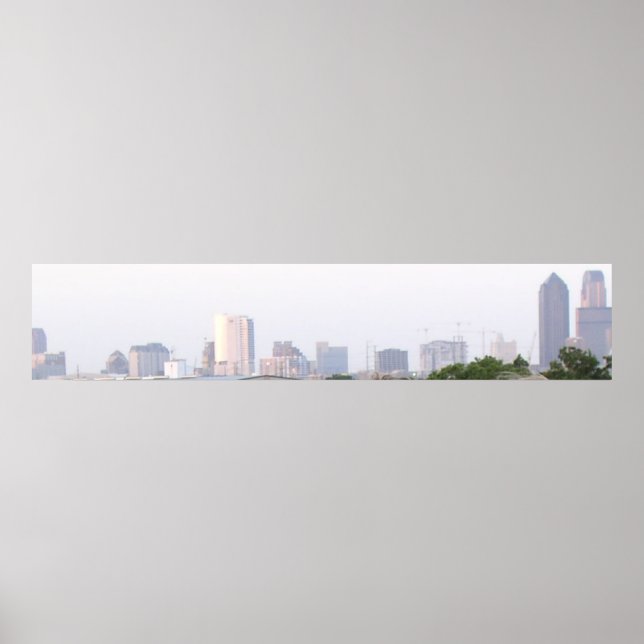 Dallas, Texas Skyline Poster (Vorne)