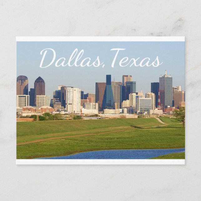 Dallas, Texas Skyline, United Staaten Postcard Postkarte (Vorderseite)