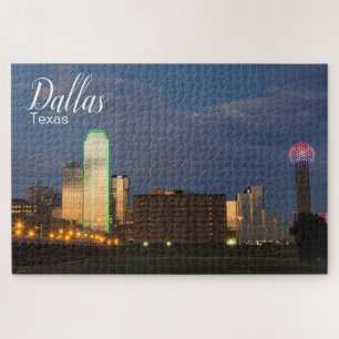 Dallas Texas Stadt Skyline Puzzle