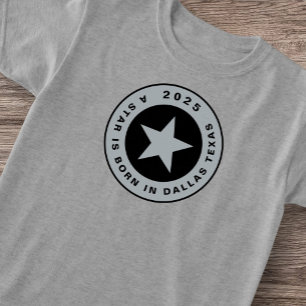 Dallas Texas Star Geboren Sports Collective Fit T-Shirt