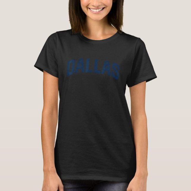 Dallas Texas Throwback Classic T-Shirt (Vorderseite)