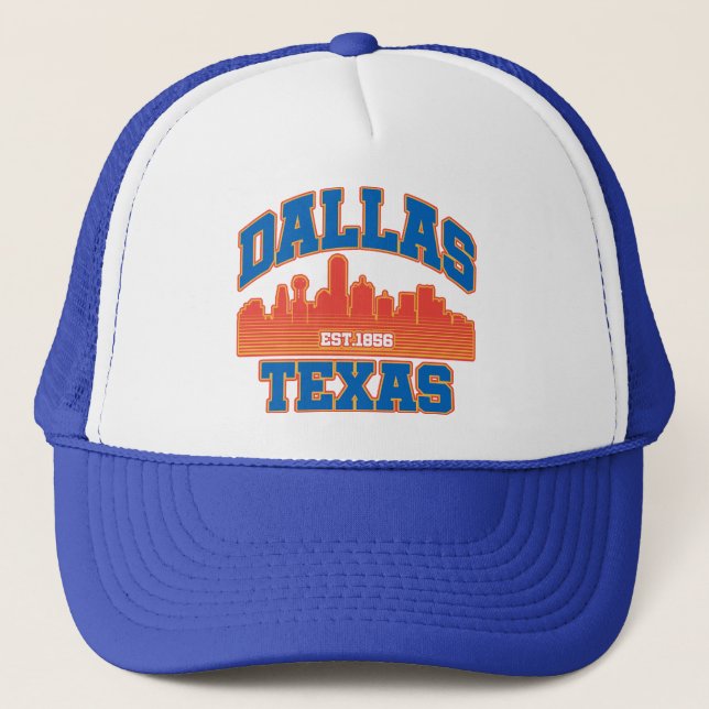 Dallas, Texas Truckerkappe (Vorderseite)