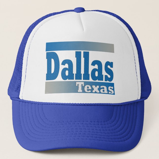 Dallas Texas Truckerkappe (Vorderseite)