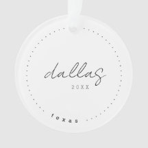Dallas Texas TX Reisen Vereinigte Staaten Simple
