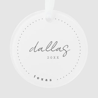 Dallas Texas TX Travel États-Unis Simple