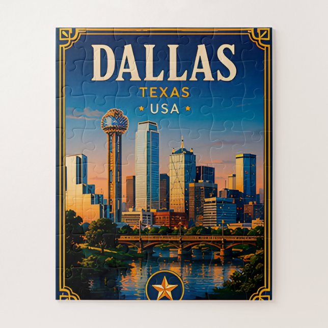 ⭐ Dallas Texas Urlaubserinnerung (Vertikal)