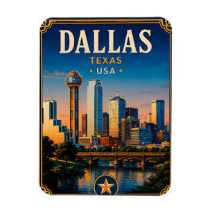⭐ Dallas Texas Urlaubserinnerung an den Besuch der Magnet