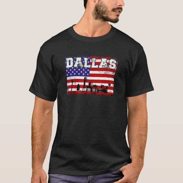 Dallas Texas Usa America T-Shirt (Vorderseite)