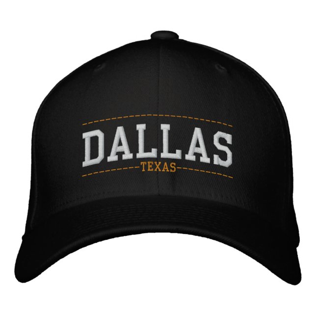 Dallas Texas USA Casquettes brodés (Devant)