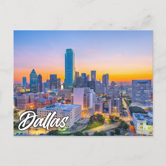 Dallas, Texas, USA Postkarte (Vorderseite)