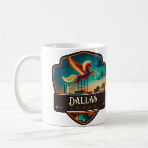 Dallas, Texas Vintage Kaffeetasse