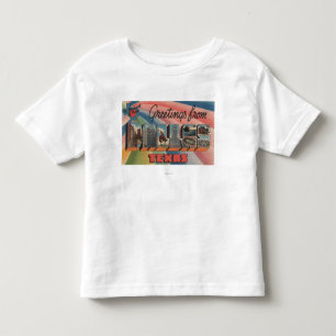 Dallas, TexasLarge Buchstabe ScenesDallas, TX Kleinkind T-shirt