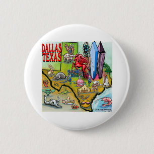Dallas TX Button