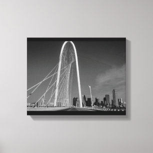 Dallas- und Margaret-Jagd-Hügel-Brücke Leinwanddruck
