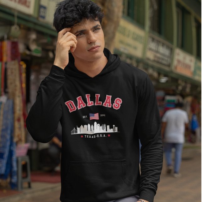 Dallas Urban Skyline View Hoodie (Von Creator hochgeladen)