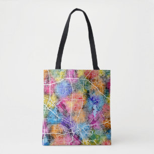 Dallas USA City Map Tasche