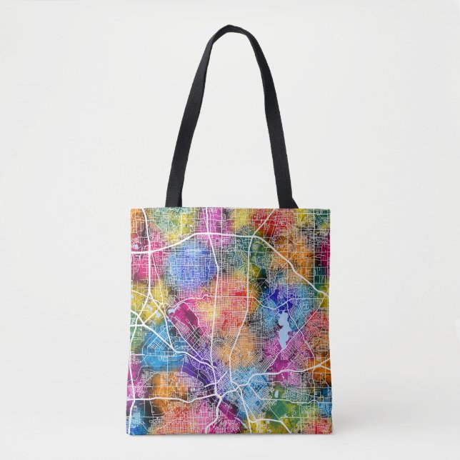 Dallas USA City Map Tasche (Vorderseite)