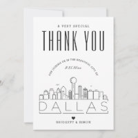 Dallas Wedding | Vielen Dank + Foto-Karte