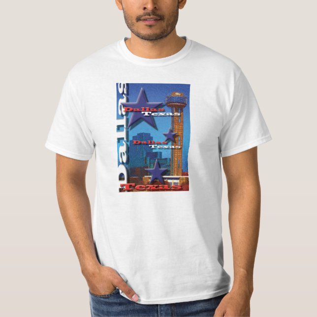 Dallas Wiedersehen-Turm-Wert-T-Shirt T-Shirt (Vorderseite)