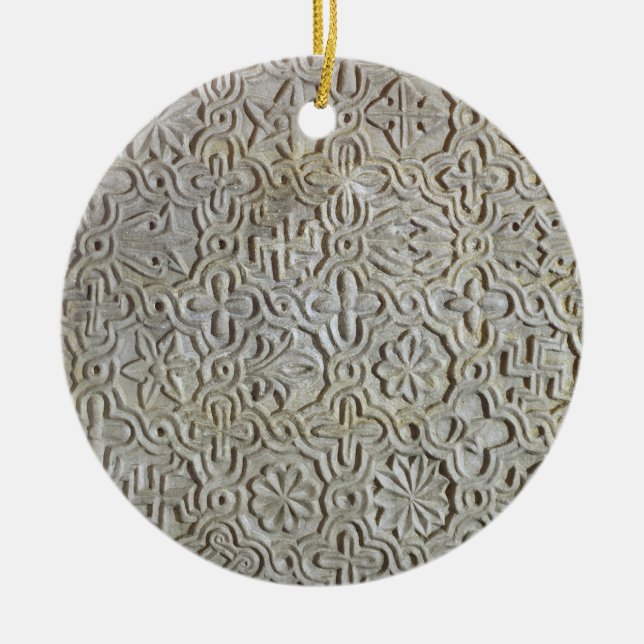 Dalle bizantine avec la décoration cruciforme, (Devant)