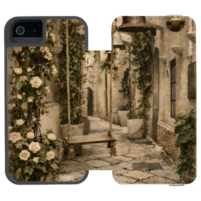 dallo stile elegante e raffinato incipio iPhone Geldbeutel-Hülle (Folio Geöffnet)