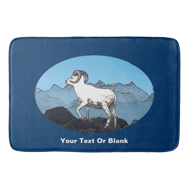Dall's Sheep Badematte (Vorderseite)