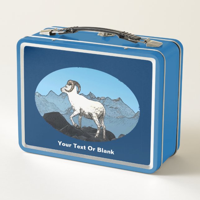 Dall's Sheep Metall Brotdose (Rückseite)