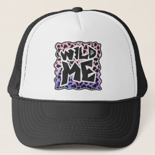 Dalmatian Black and Pink Wild Me Truckerkappe