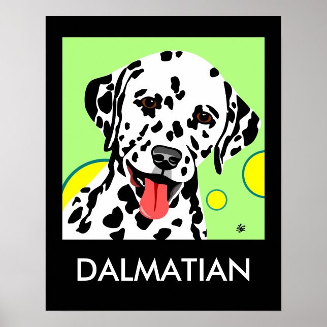 Dalmatian Breed Art Poster (Vorne)