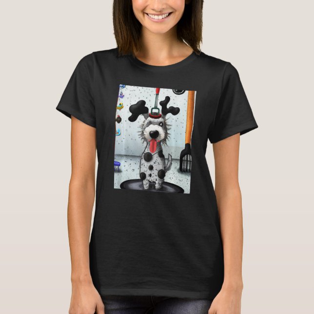 Dalmatian dog artwork puppy T-Shirt (Vorderseite)
