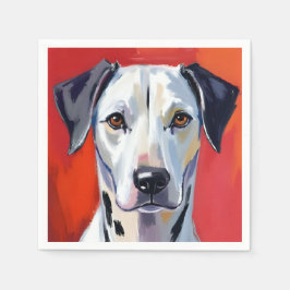 Dalmatian | Dog Painting Pet Watercolor Serviette
