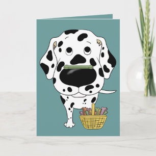 Dalmatian - Easter Bone Hunt, Anyone? Feiertagskarte