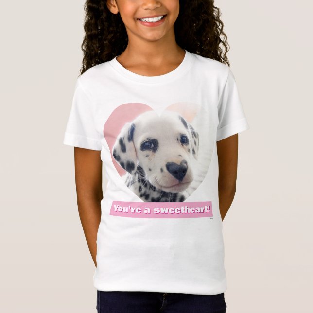 Dalmatian Heart Nose T-Shirt (Vorderseite)