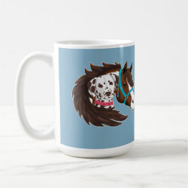 Dalmatian & Horse Buddies Kaffeetasse