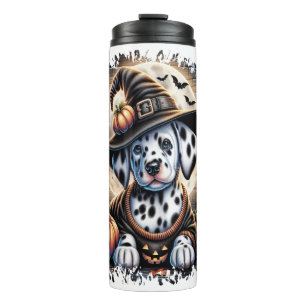 Dalmatian Hund Halloween Thermosbecher