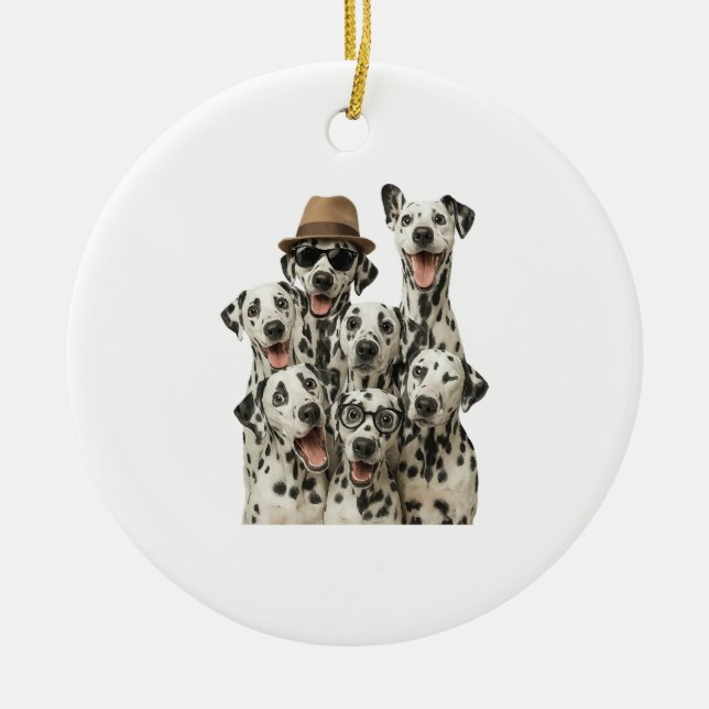 Dalmatian Keramik Ornament (Vorne)